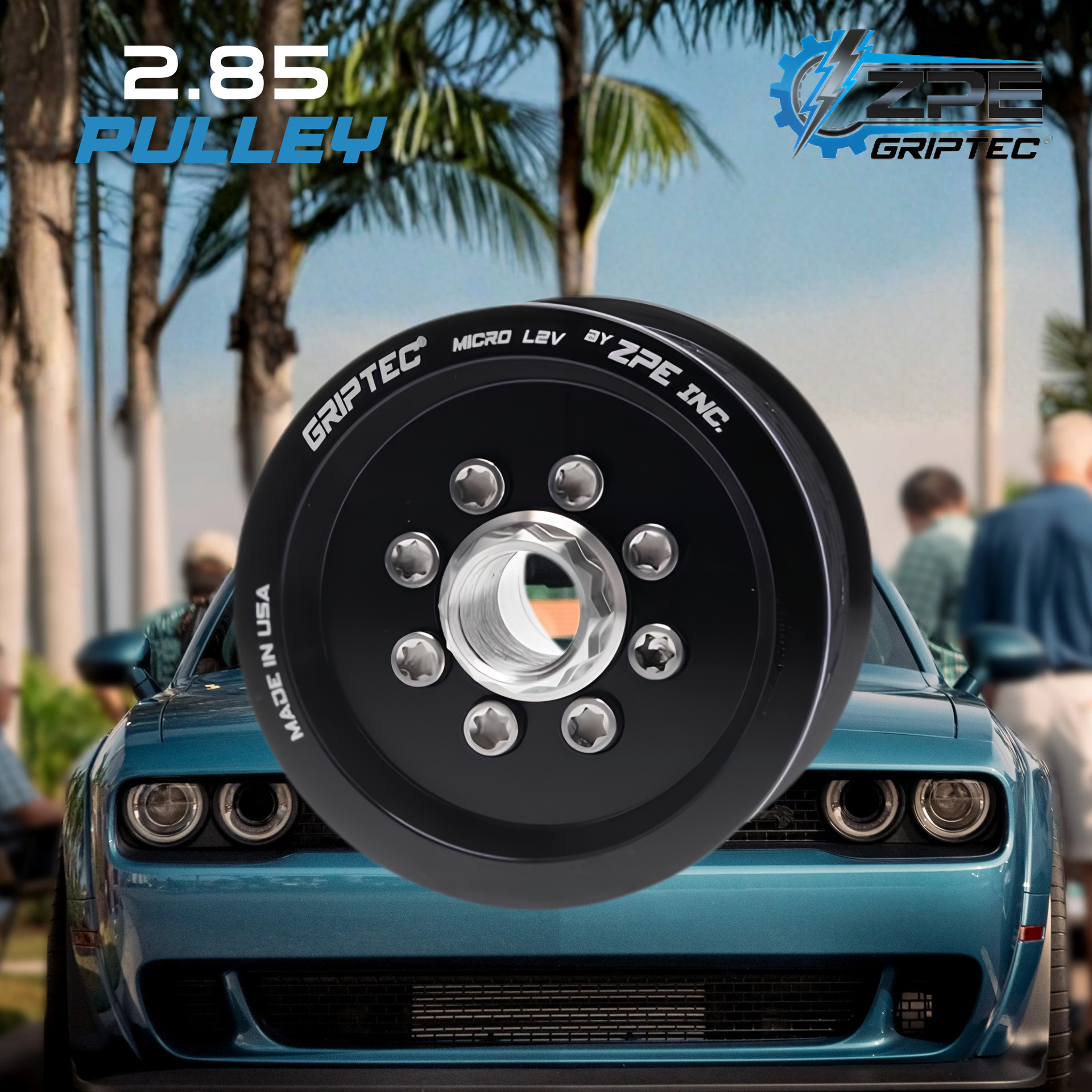 2.85 Hellcat Pulley + Hub – Underground Tuning | Performance