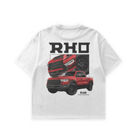 Red RAM RHO White Tee
