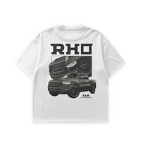 Green RAM RHO White Tee