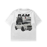 White RAM 1500 White Tee