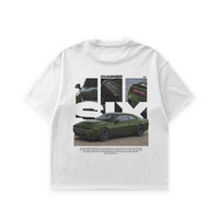 Green Charger Six Pack White Tee